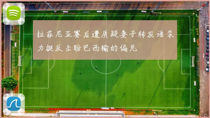 拉菲尼亚赛后遭质疑妻子转发语录力挺反击盼巴西输的偏见